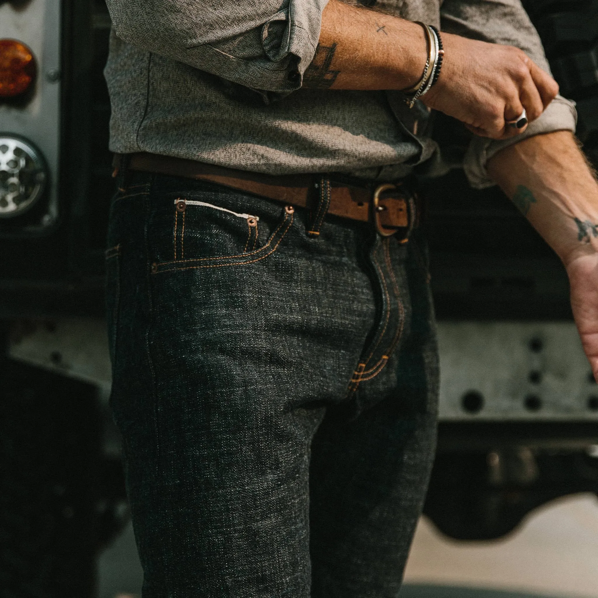 The Democratic Jean in Matsuba Selvage sold by Taylor Stitch product image thumbnail 3