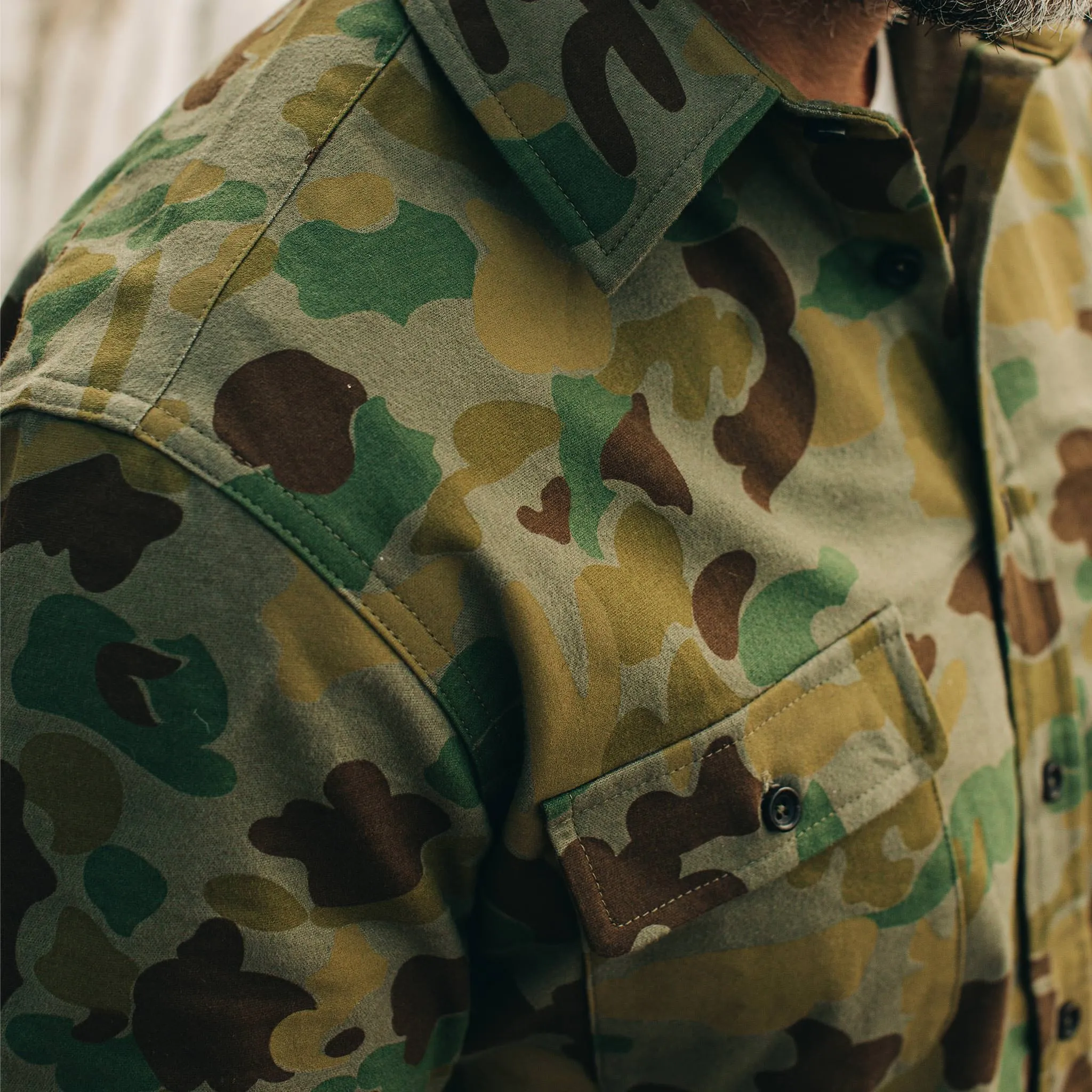 The Yosemite Shirt in Arid Camo sold by Taylor Stitch product image thumbnail 4