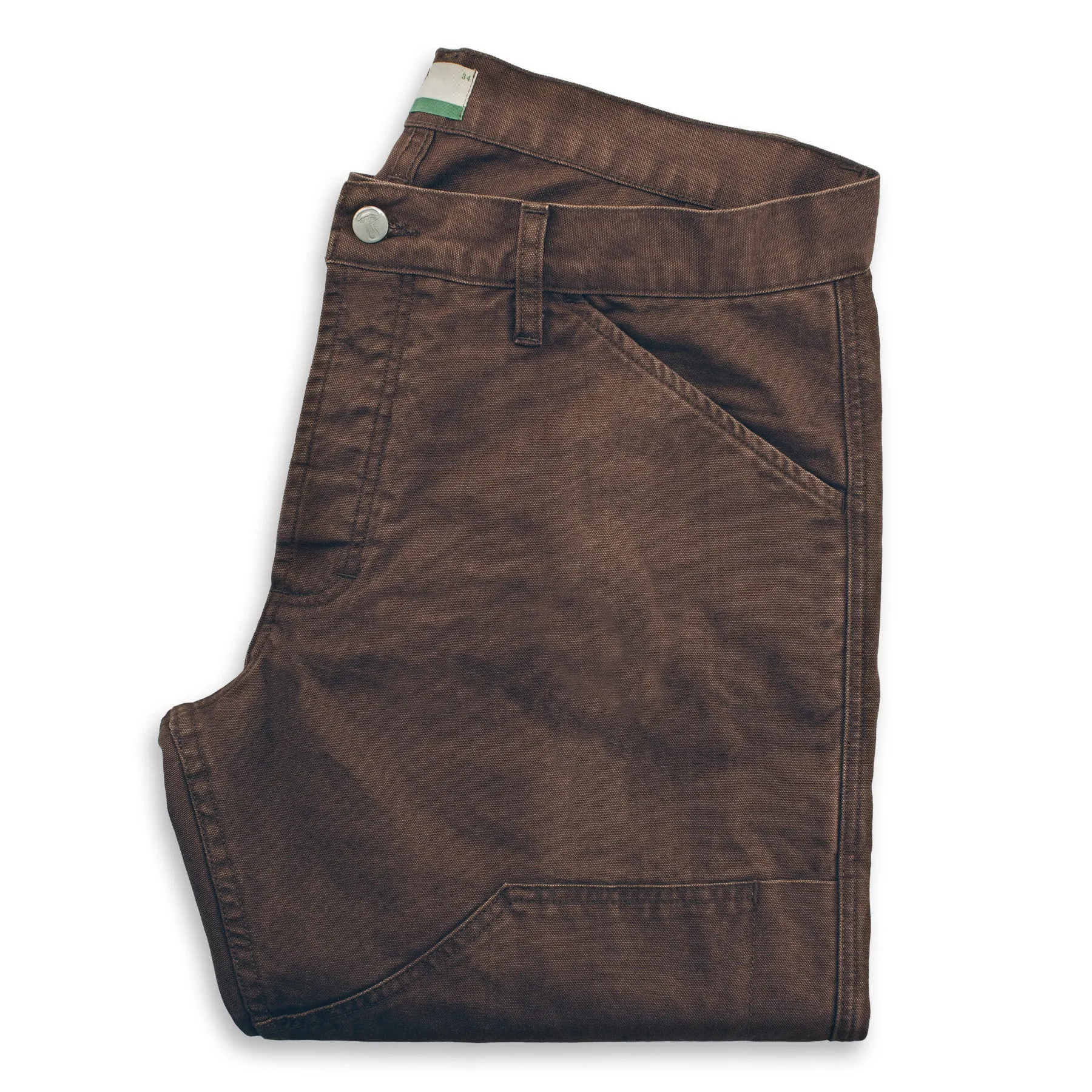 The Chore Pant in Washed Timber sold by Taylor Stitch