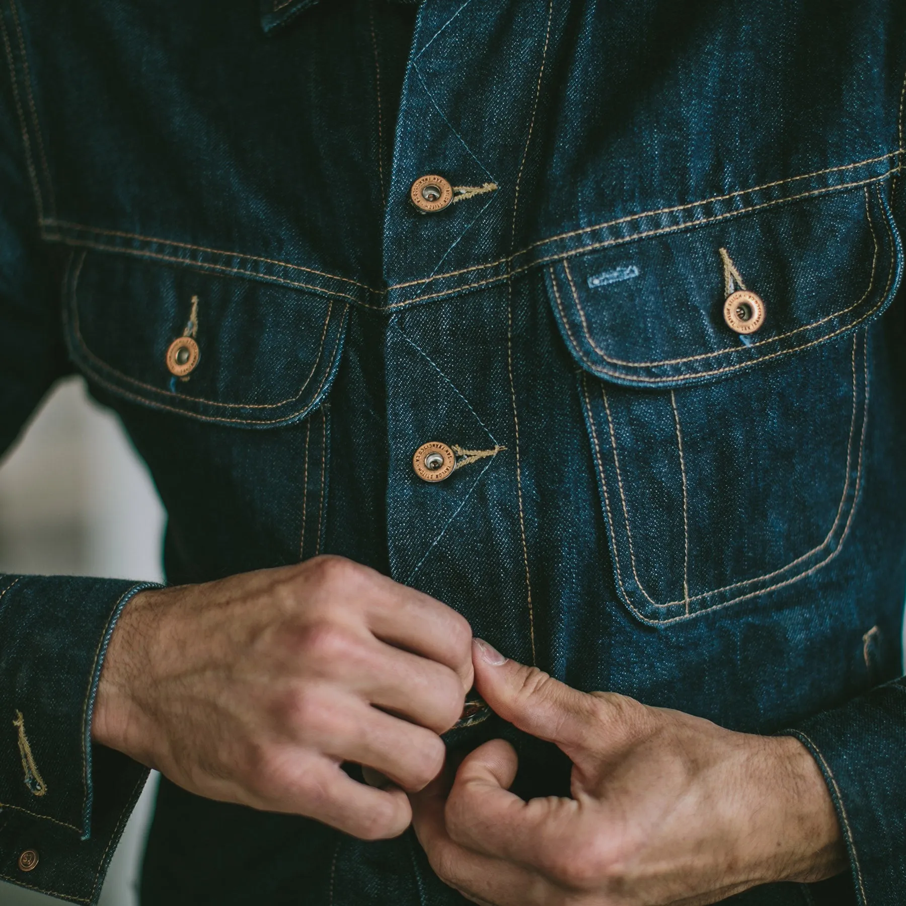The Long Haul Jacket in Cone Mills '68 Selvage sold by Taylor Stitch product image thumbnail 3