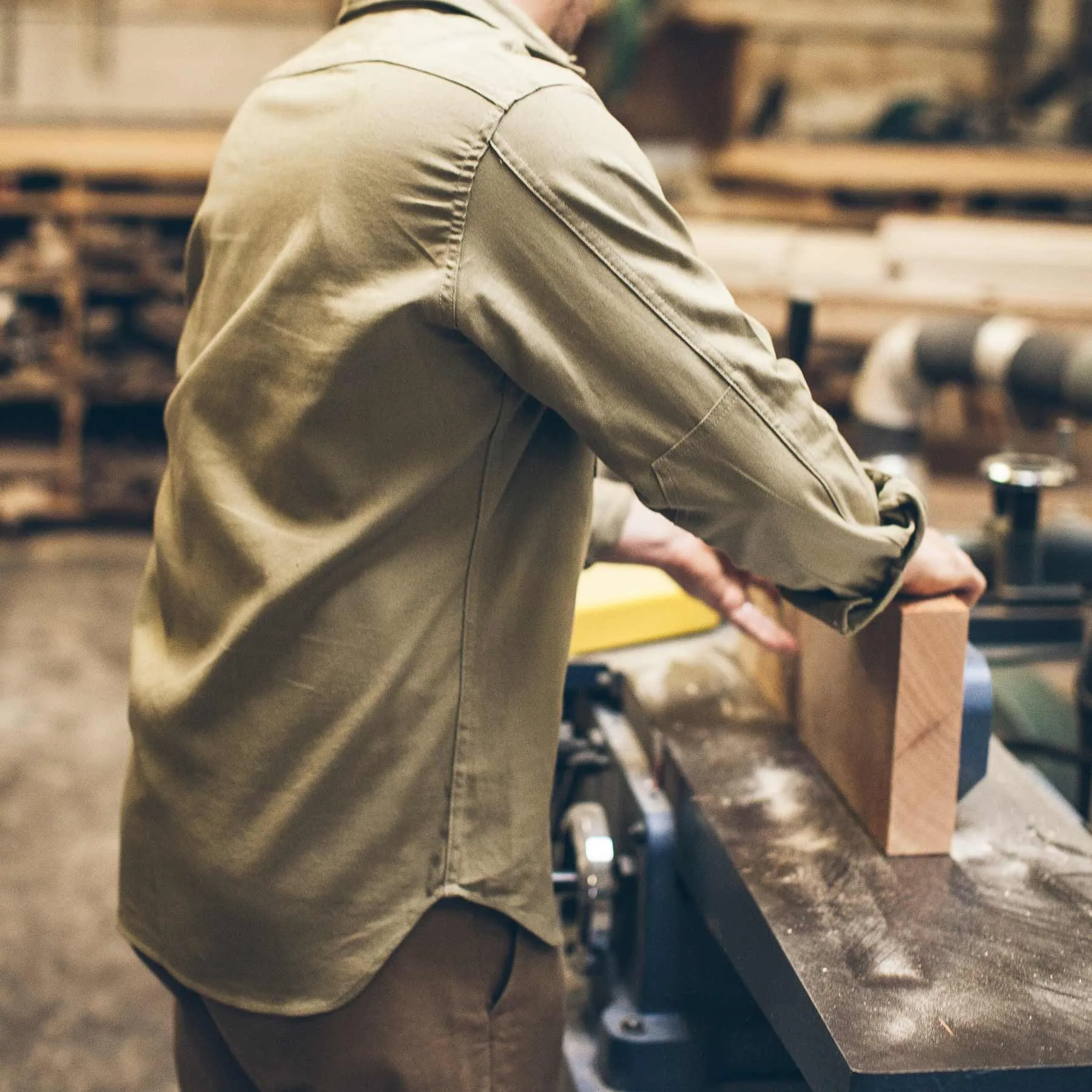 The Chore Shirt in Sage sold by Taylor Stitch product image thumbnail 5