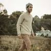The Fisherman Sweater in Natural Melange sold by Taylor Stitch