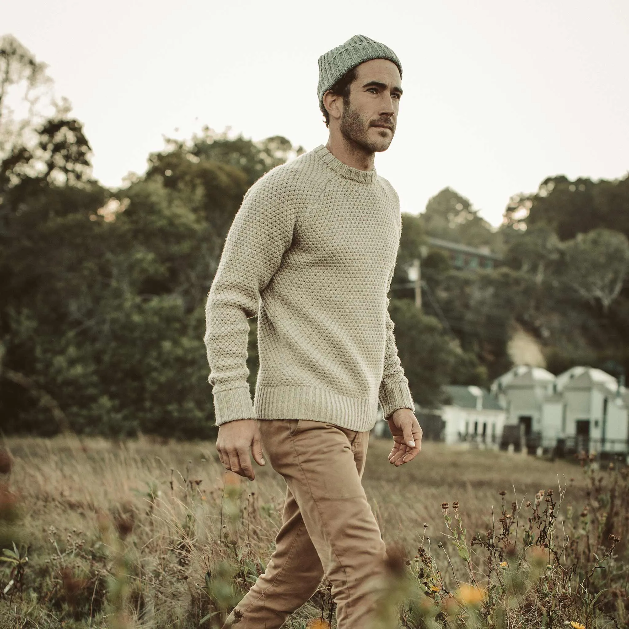 The Fisherman Sweater in Natural Melange sold by Taylor Stitch product image thumbnail 2