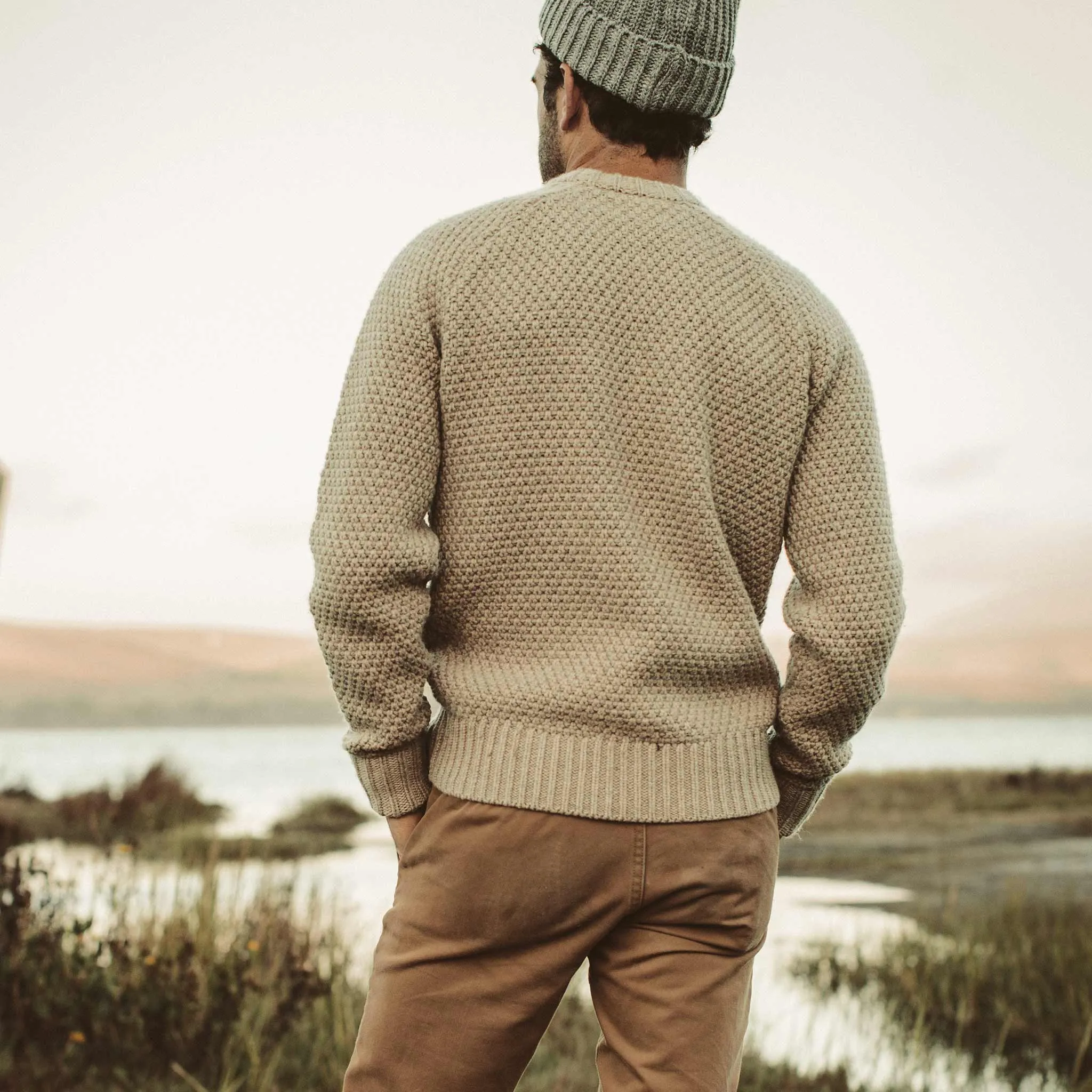 The Fisherman Sweater in Natural Melange sold by Taylor Stitch product image thumbnail 4