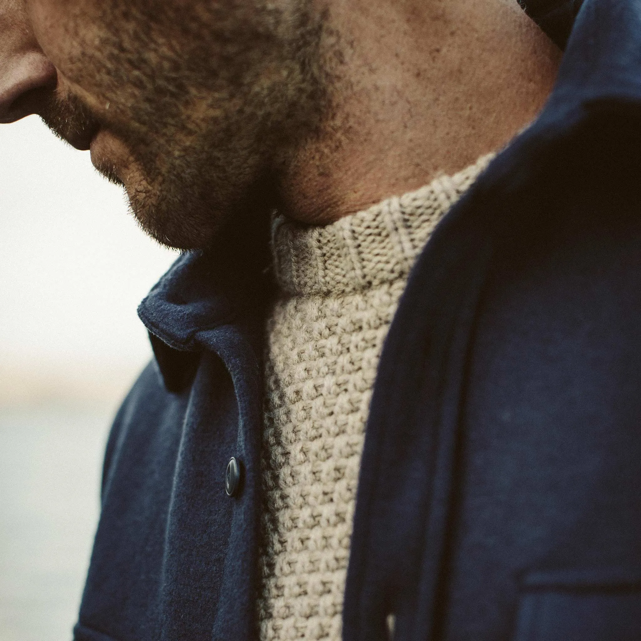 The Fisherman Sweater in Natural Melange sold by Taylor Stitch product image thumbnail 3