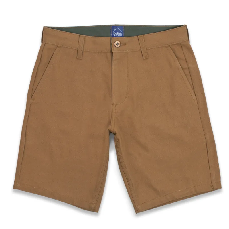 Camel Duck Canvas Camp Shorts sold by Taylor Stitch