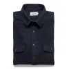 The Utility Shirt in Navy Jacquard sold by Taylor Stitch