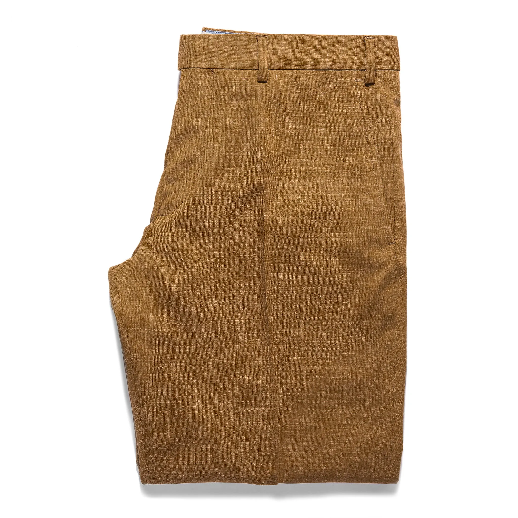The Telegraph Trouser in British Khaki sold by Taylor Stitch