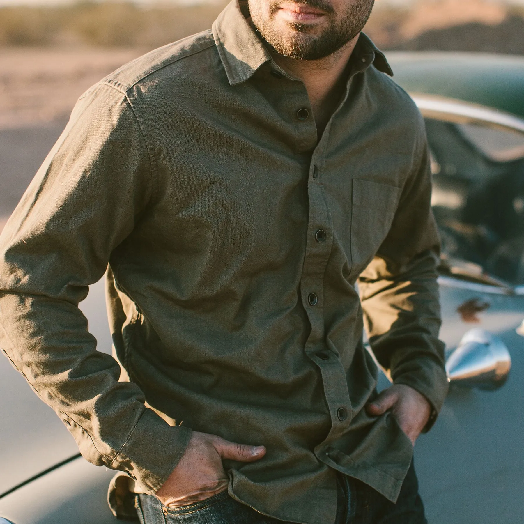 The Mechanic in Moss sold by Taylor Stitch product image thumbnail 3