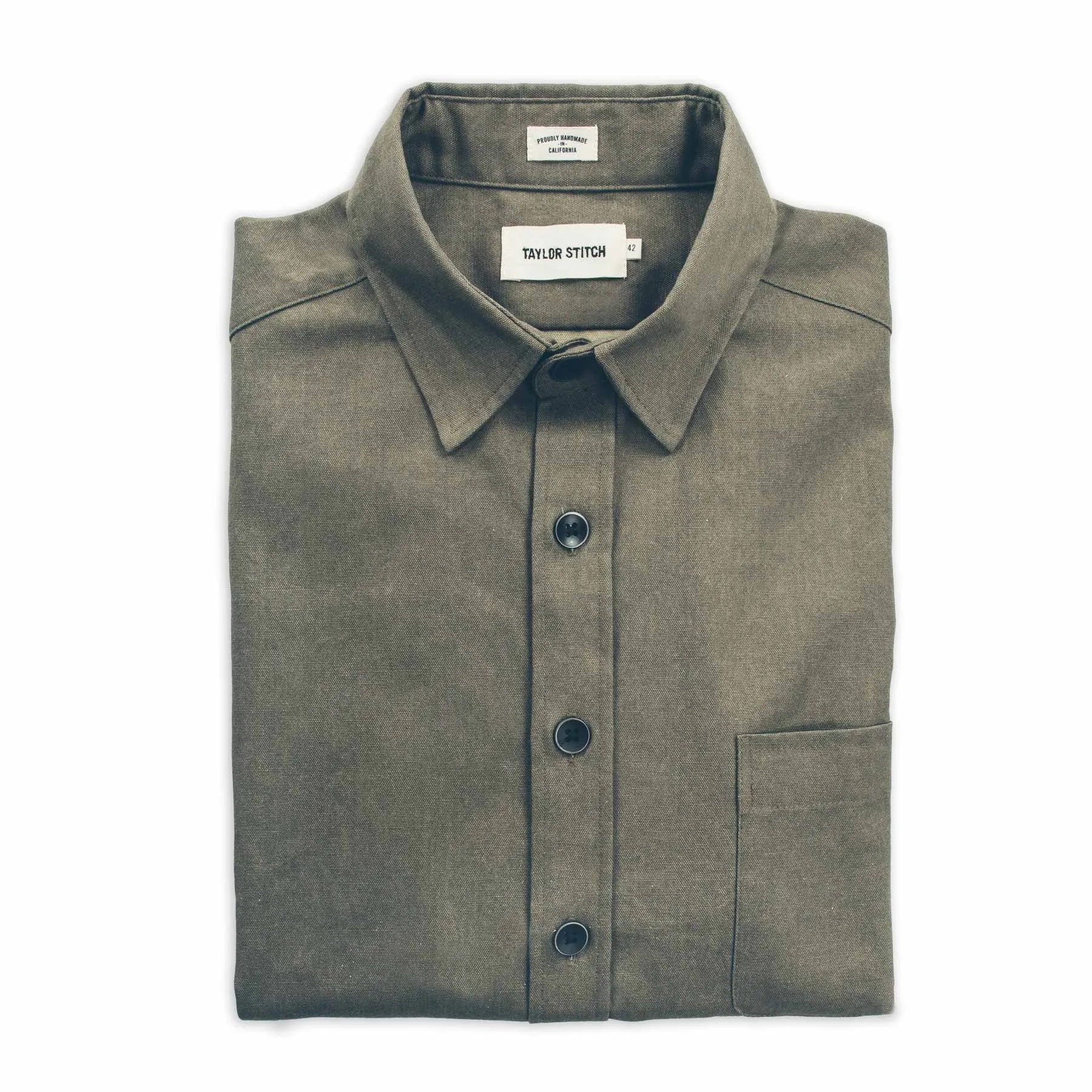 The Mechanic in Moss sold by Taylor Stitch