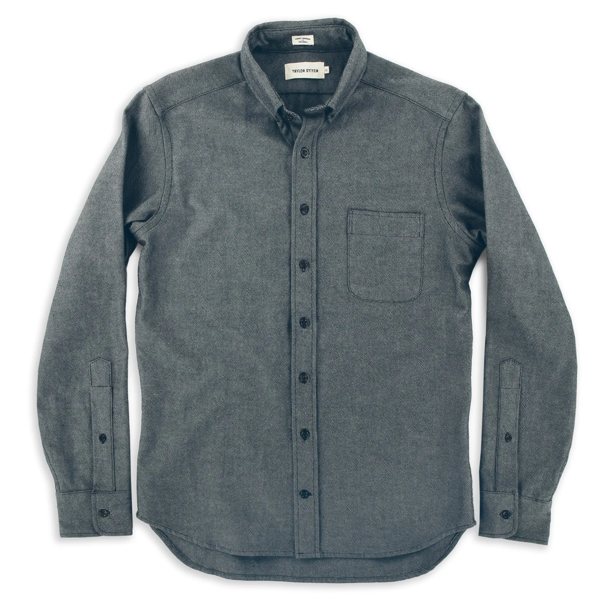 The Jack in Tiburon Grey Work Oxford sold by Taylor Stitch product image thumbnail 3