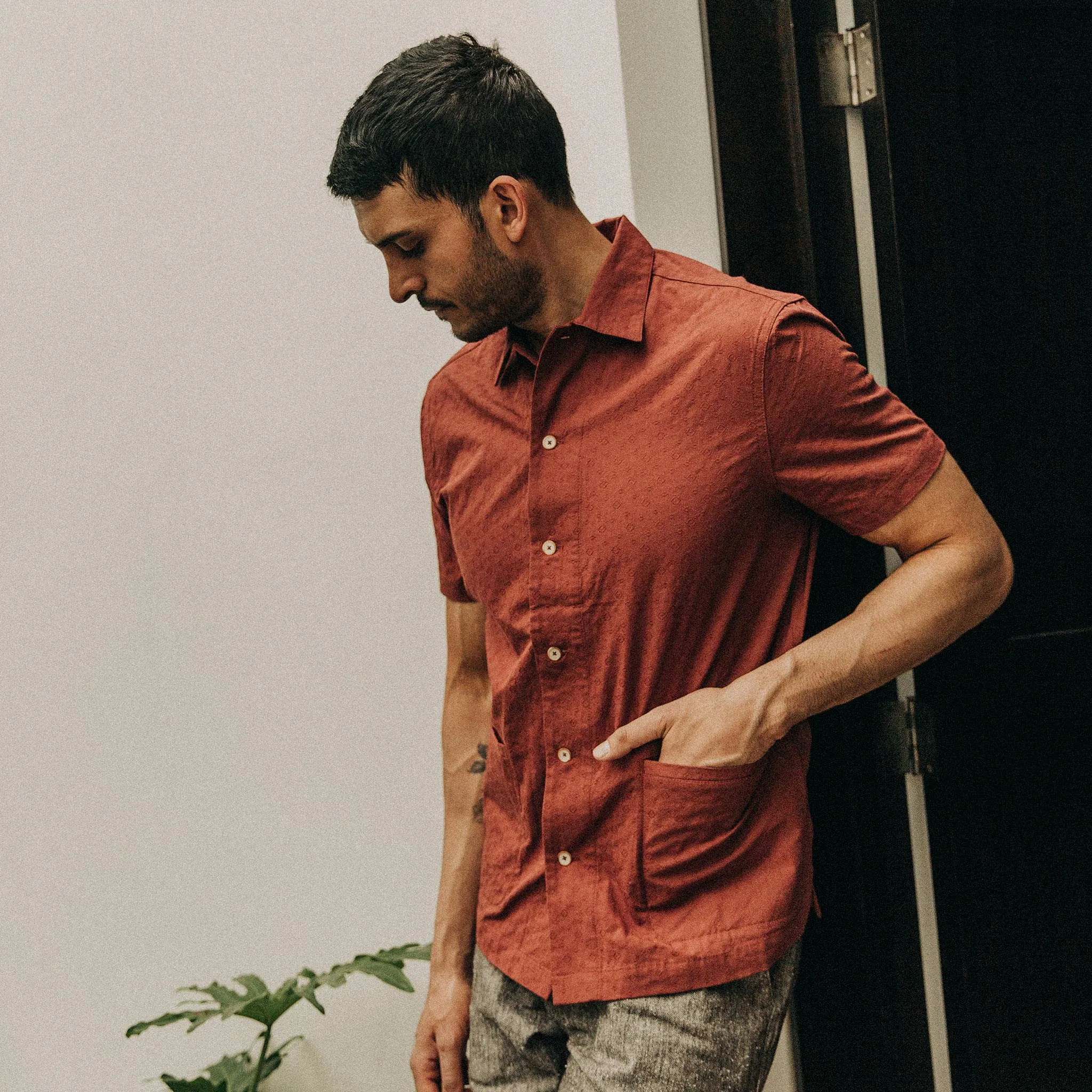 The Havana in Rusted Floral Jacquard sold by Taylor Stitch product image thumbnail 2