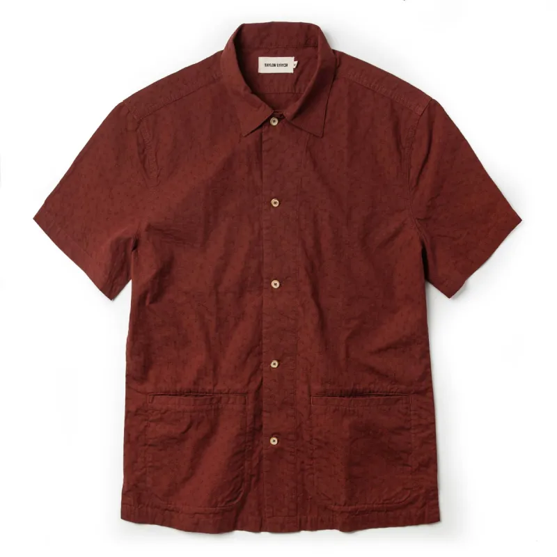 The Havana in Rusted Floral Jacquard sold by Taylor Stitch