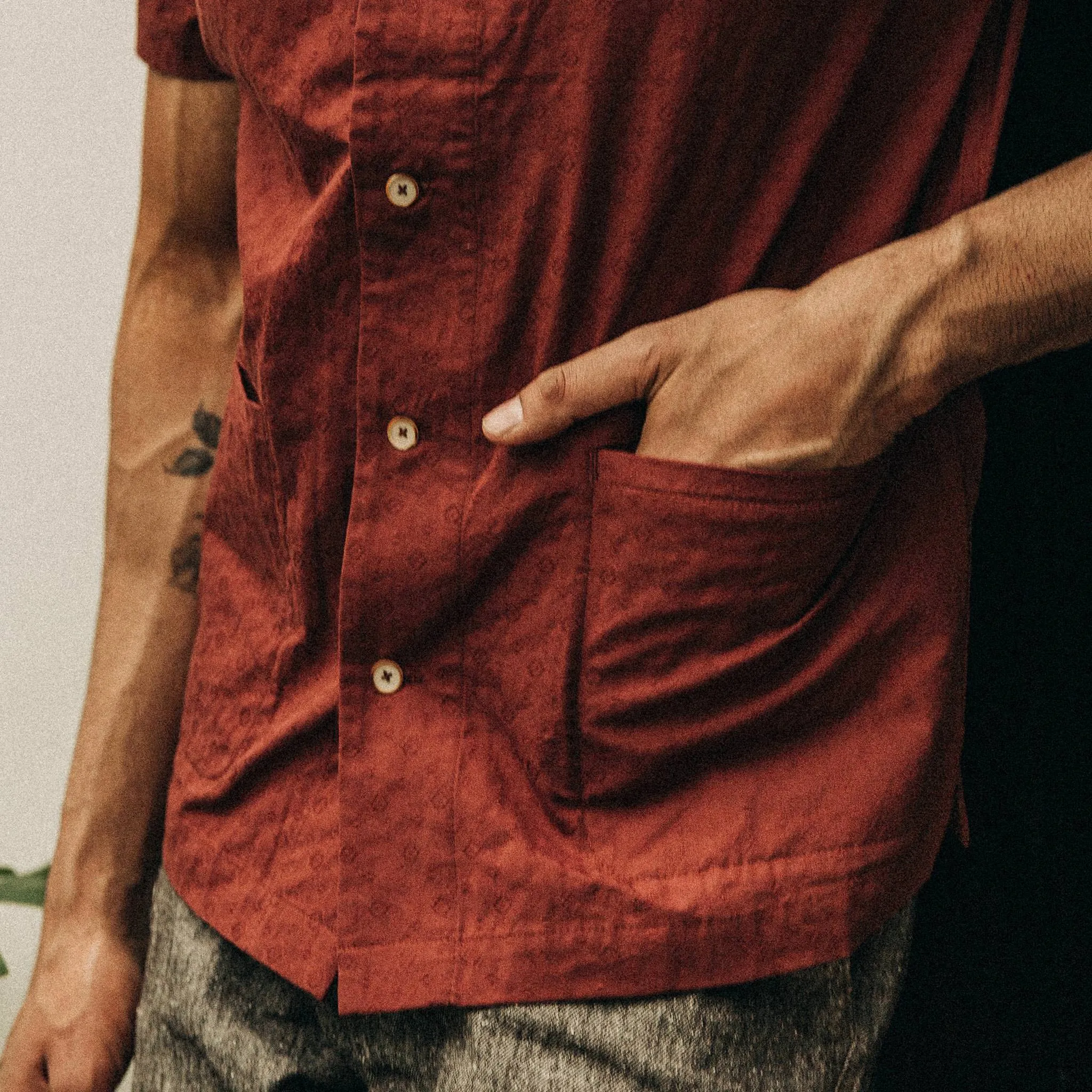 The Havana in Rusted Floral Jacquard sold by Taylor Stitch product image thumbnail 4