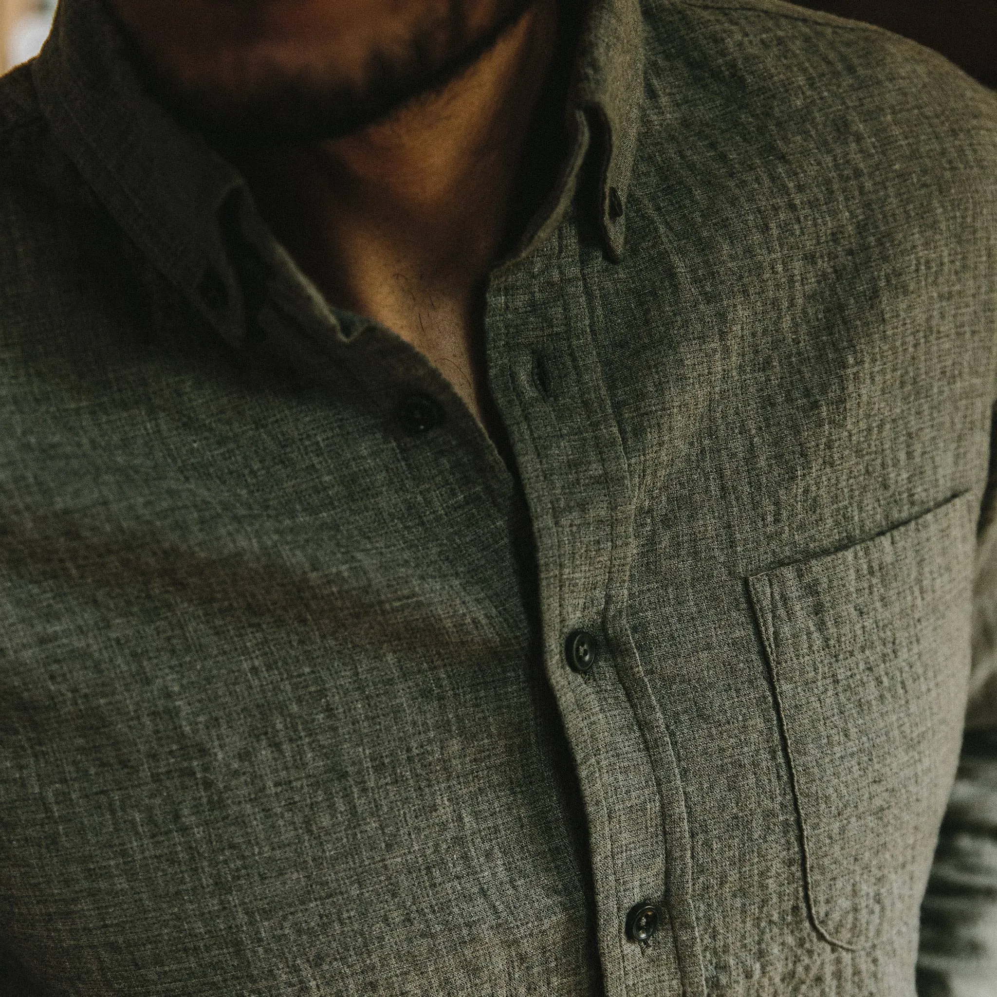 The Jack in Ash Double Cloth sold by Taylor Stitch product image thumbnail 3