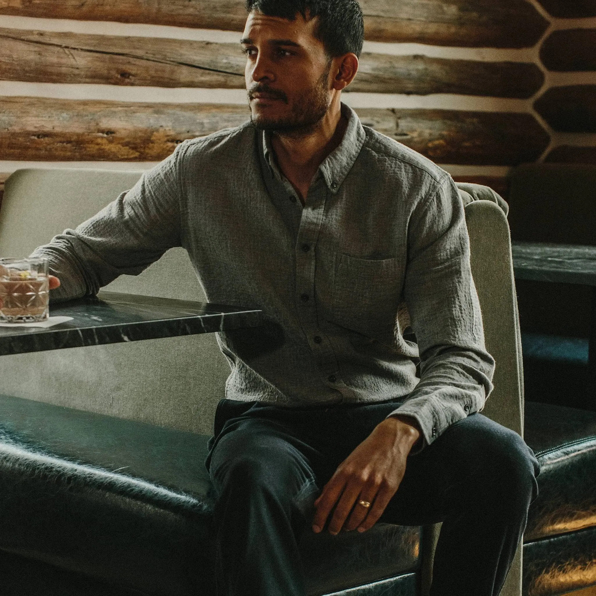 The Jack in Ash Double Cloth sold by Taylor Stitch product image thumbnail 4