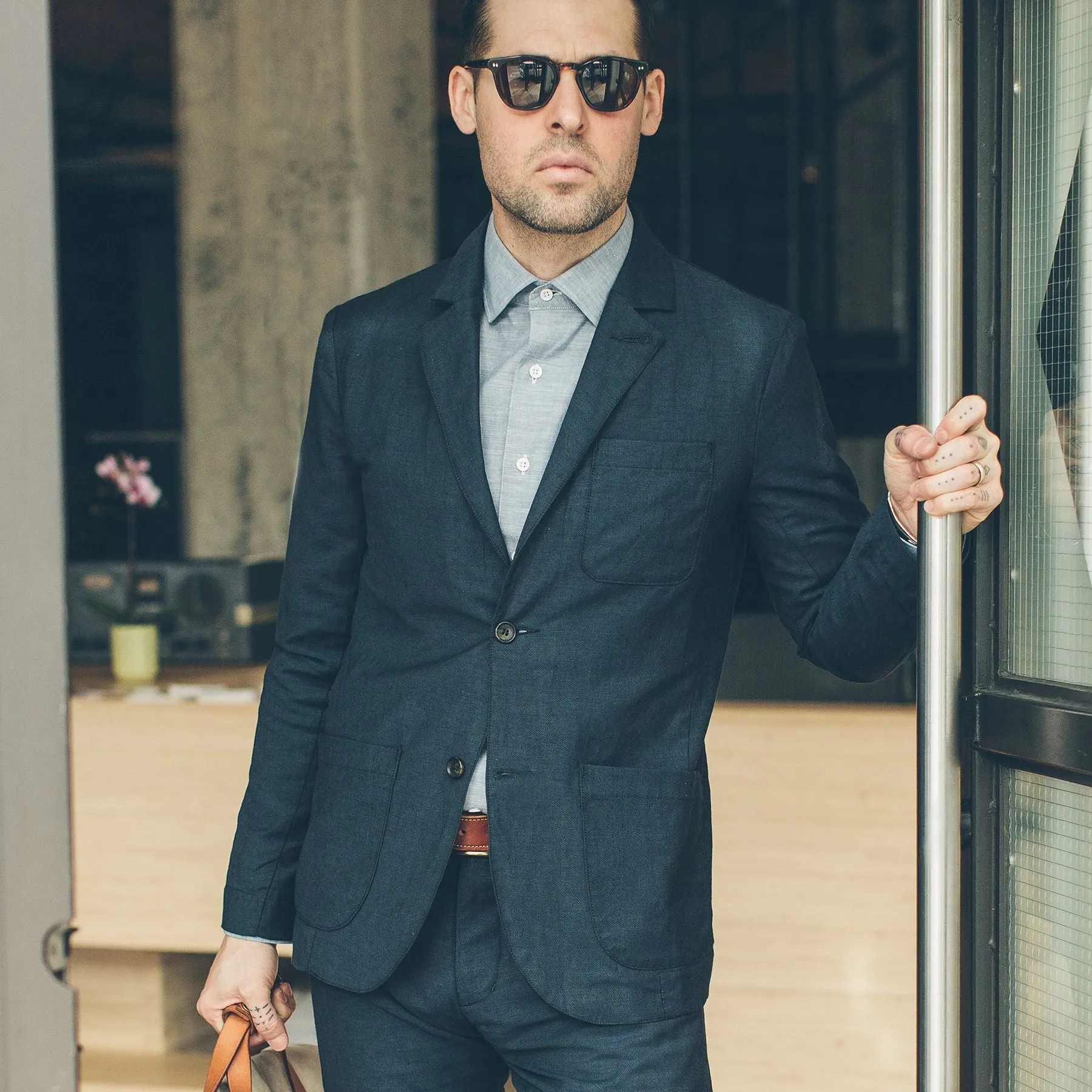 The Telegraph Jacket in Navy sold by Taylor Stitch product image thumbnail 5