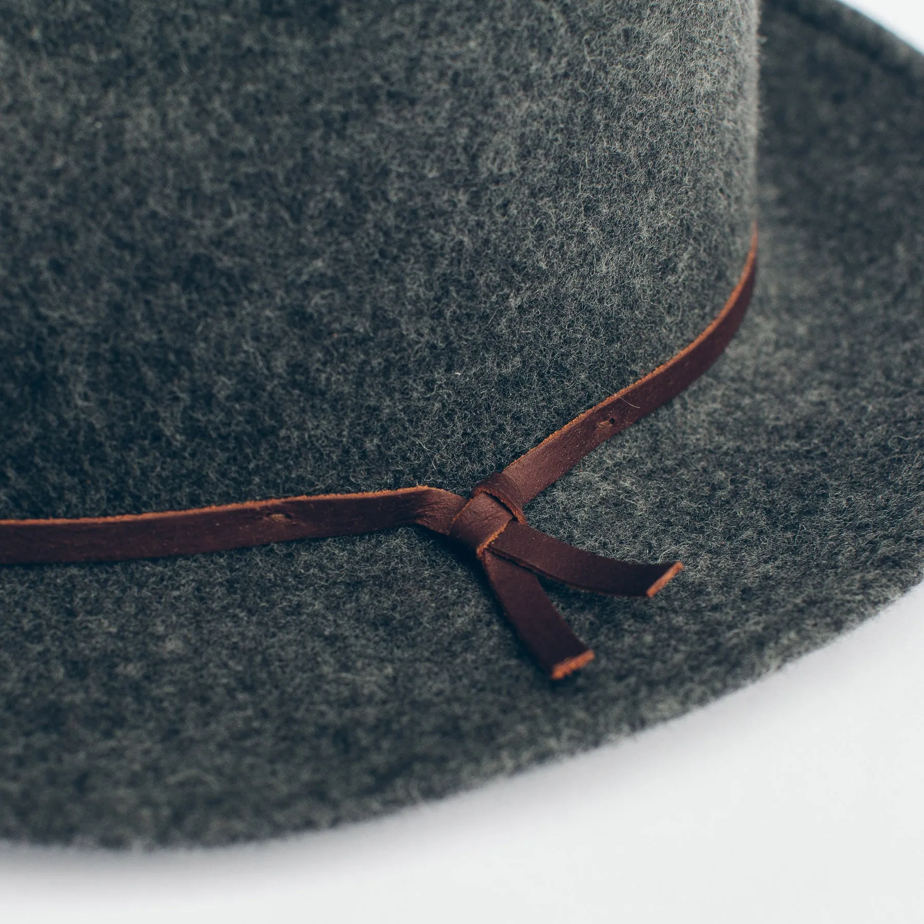 The Luke Fedora in Grey sold by Taylor Stitch product image thumbnail 5