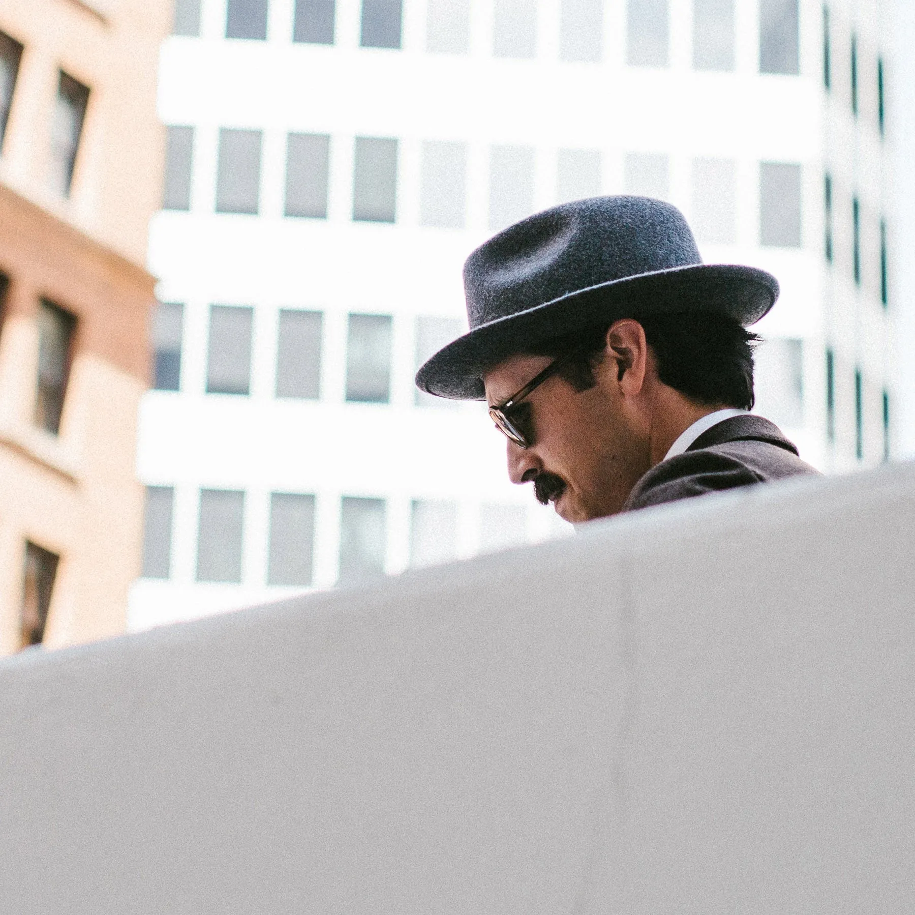 The Luke Fedora in Grey sold by Taylor Stitch product image thumbnail 3