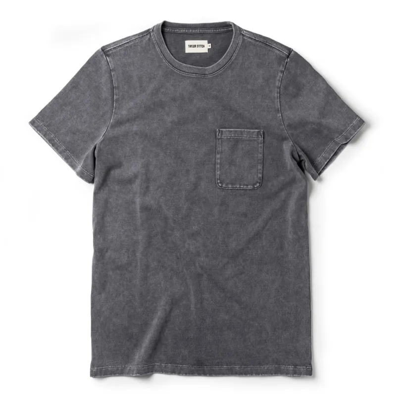 The Heavy Bag Tee in Charcoal sold by Taylor Stitch