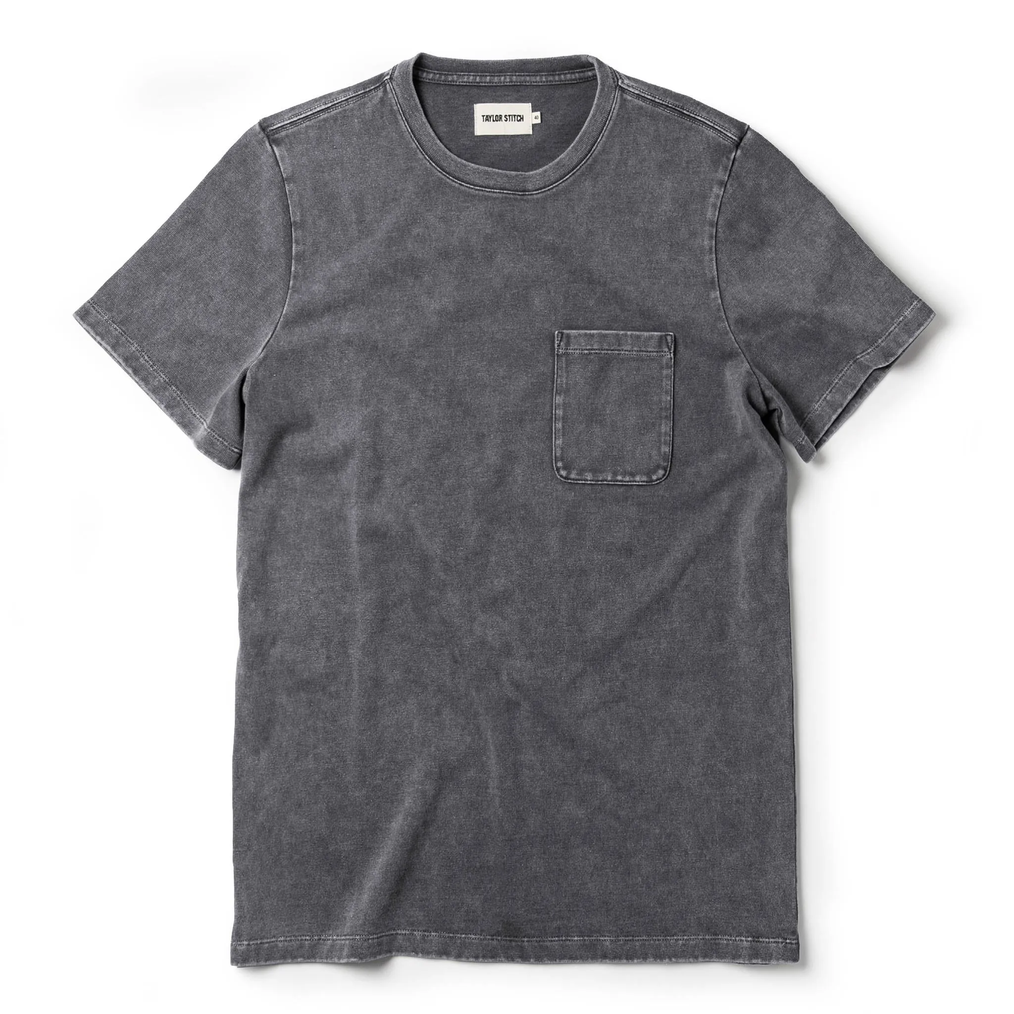 The Heavy Bag Tee in Charcoal sold by Taylor Stitch