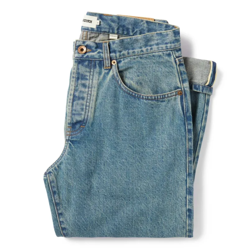 The Democratic Jean in 24-Month Wash Japanese Selvage sold by Taylor Stitch