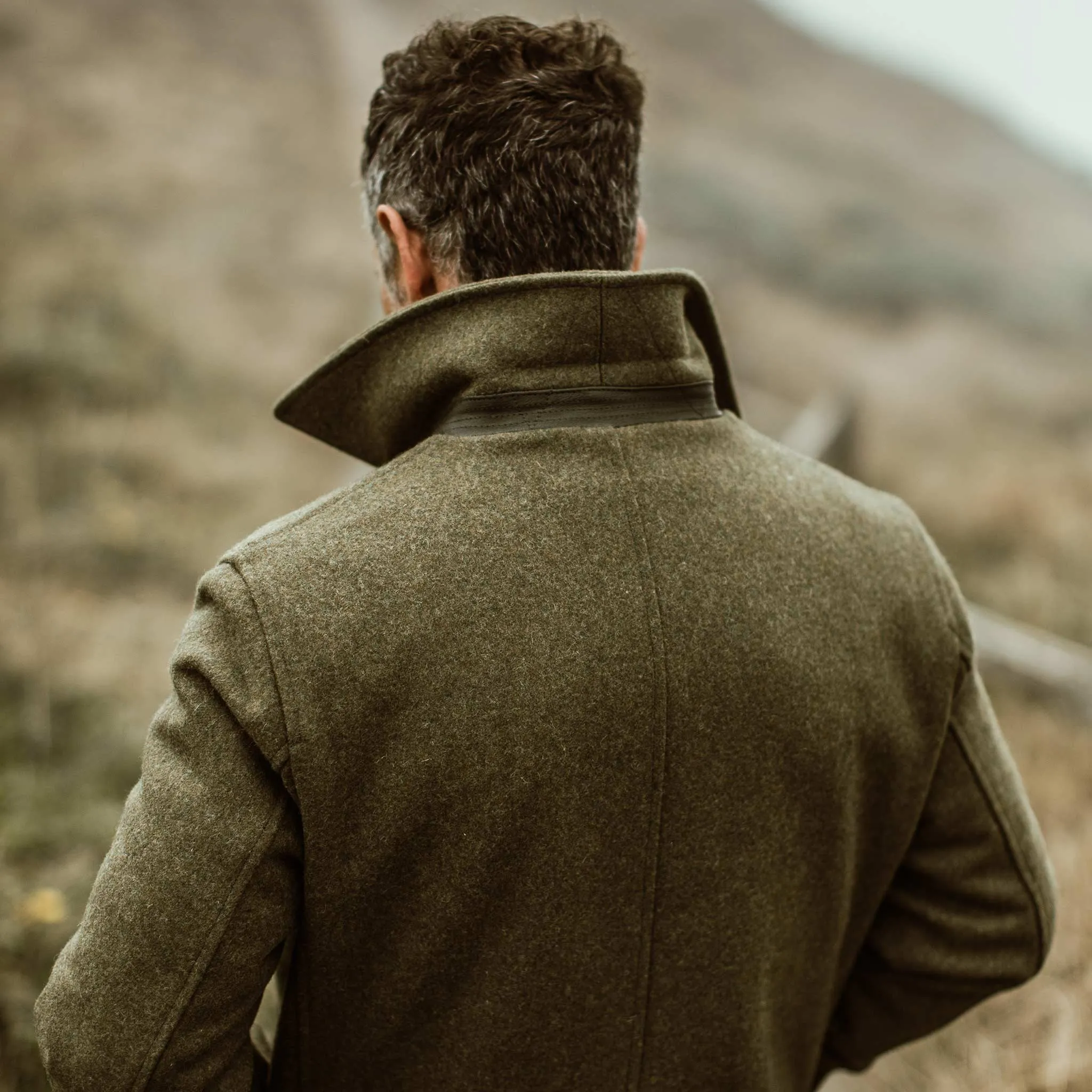 The Mendocino Peacoat in British Army sold by Taylor Stitch product image thumbnail 5