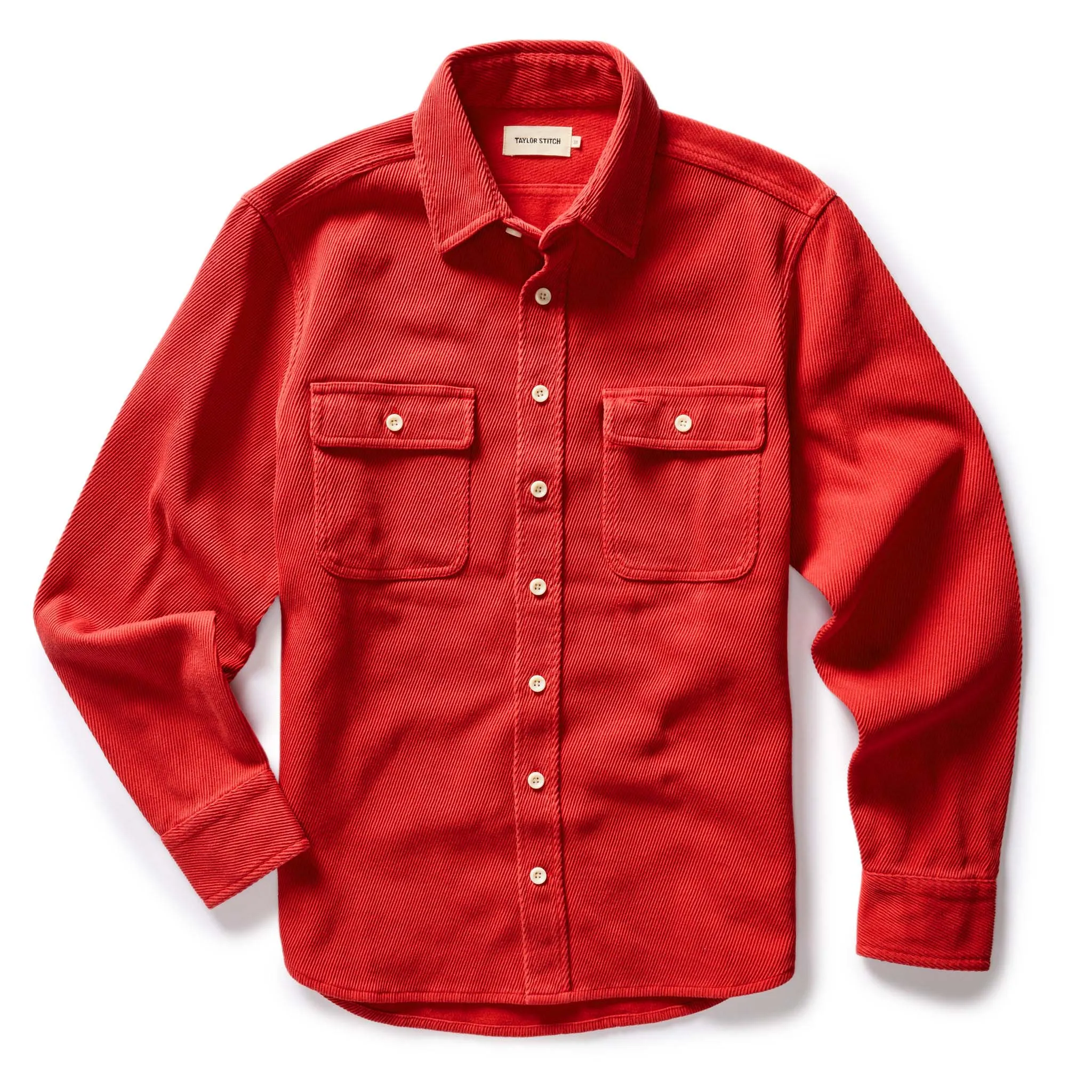 The Ledge Shirt in Cardinal sold by Taylor Stitch product image thumbnail 5