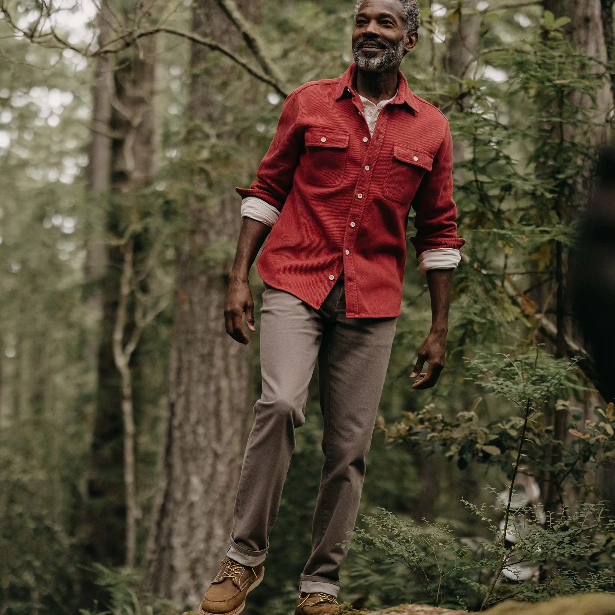 The Ledge Shirt in Cardinal sold by Taylor Stitch product image thumbnail 2