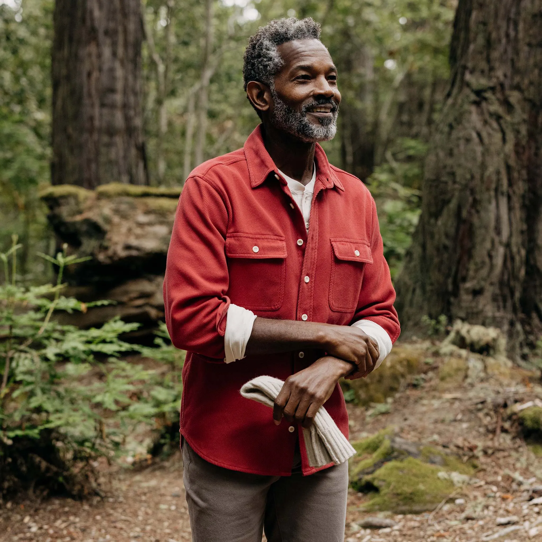 The Ledge Shirt in Cardinal sold by Taylor Stitch product image thumbnail 3