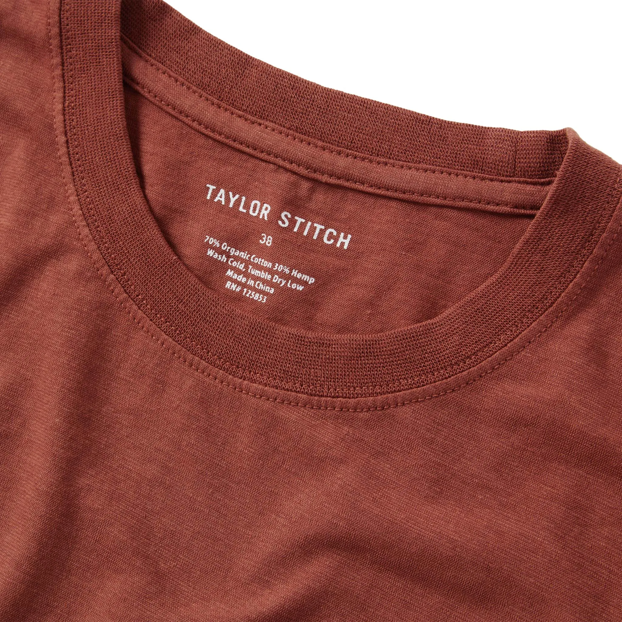 The Cotton Hemp Long Sleeve Tee in Engine sold by Taylor Stitch product image thumbnail 5
