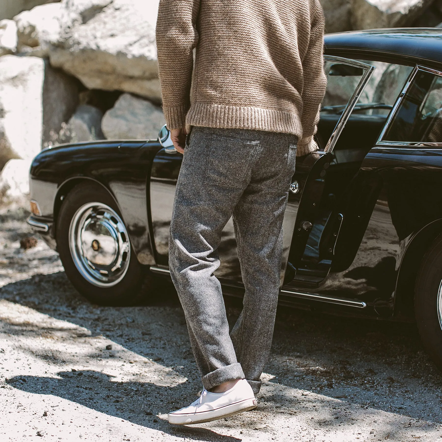 The Camp Pant in Charcoal Donegal sold by Taylor Stitch product image thumbnail 5