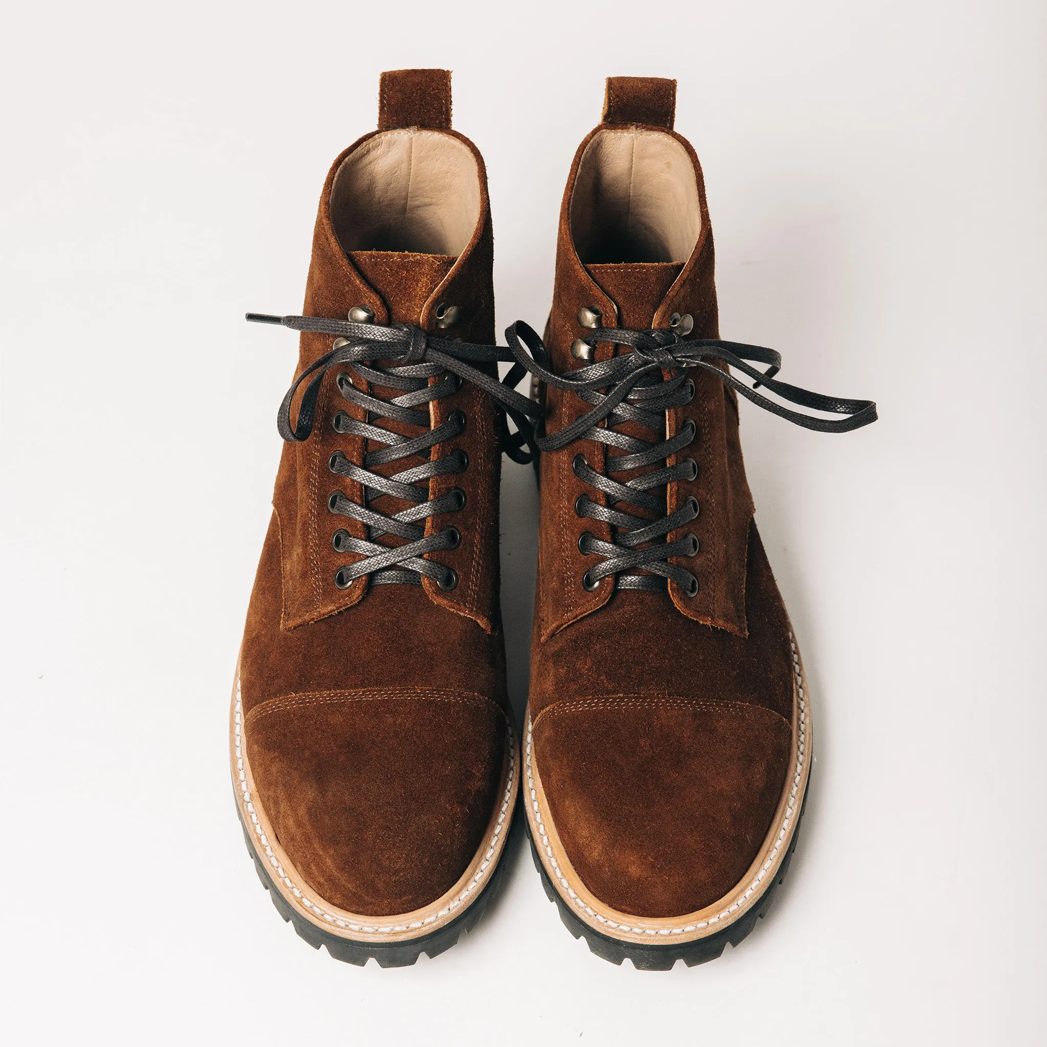 The Moto Boot in Snuff Weatherproof Suede sold by Taylor Stitch product image thumbnail 5