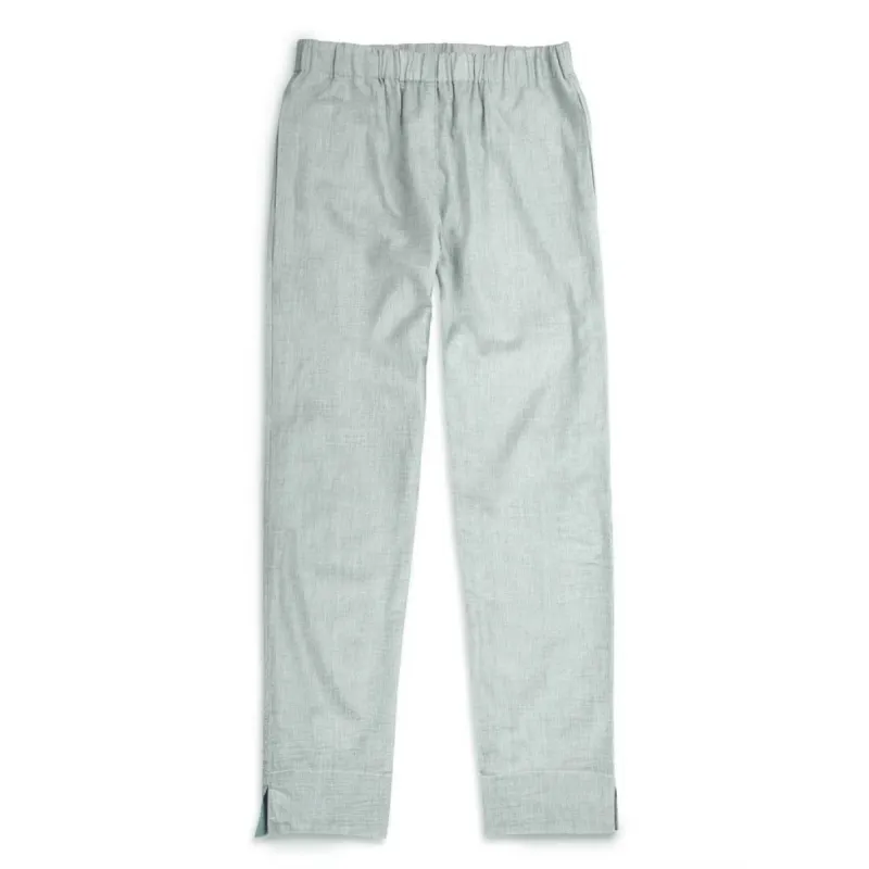 The Isla Pant in Seafoam Striped Cotton sold by Taylor Stitch