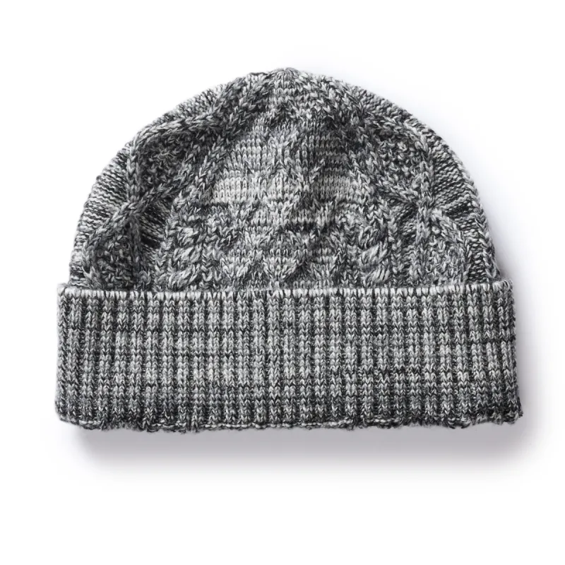 The Orr Beanie in Marled Coal sold by Taylor Stitch