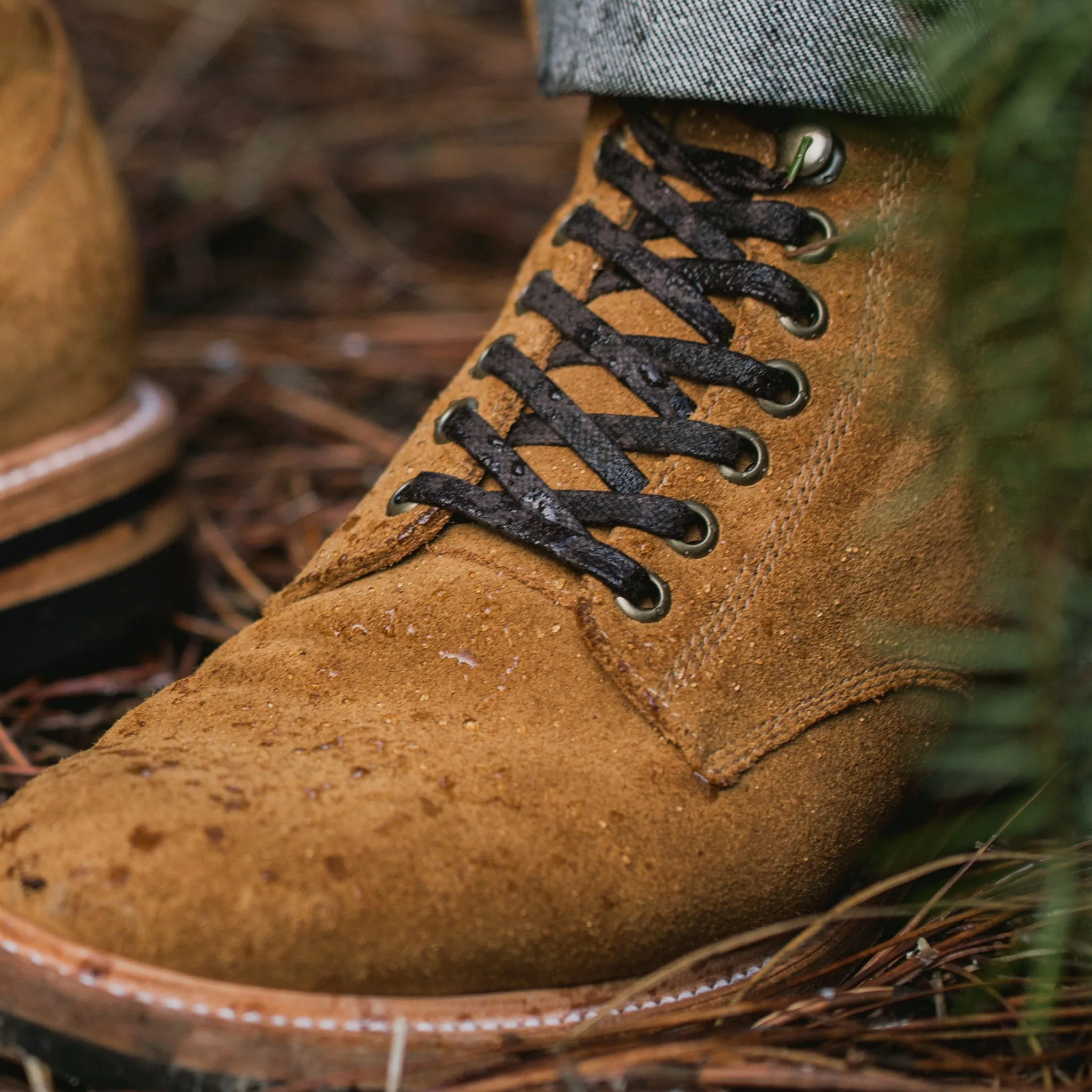 The Trench Boot in Golden Weatherproof Suede sold by Taylor Stitch product image thumbnail 3