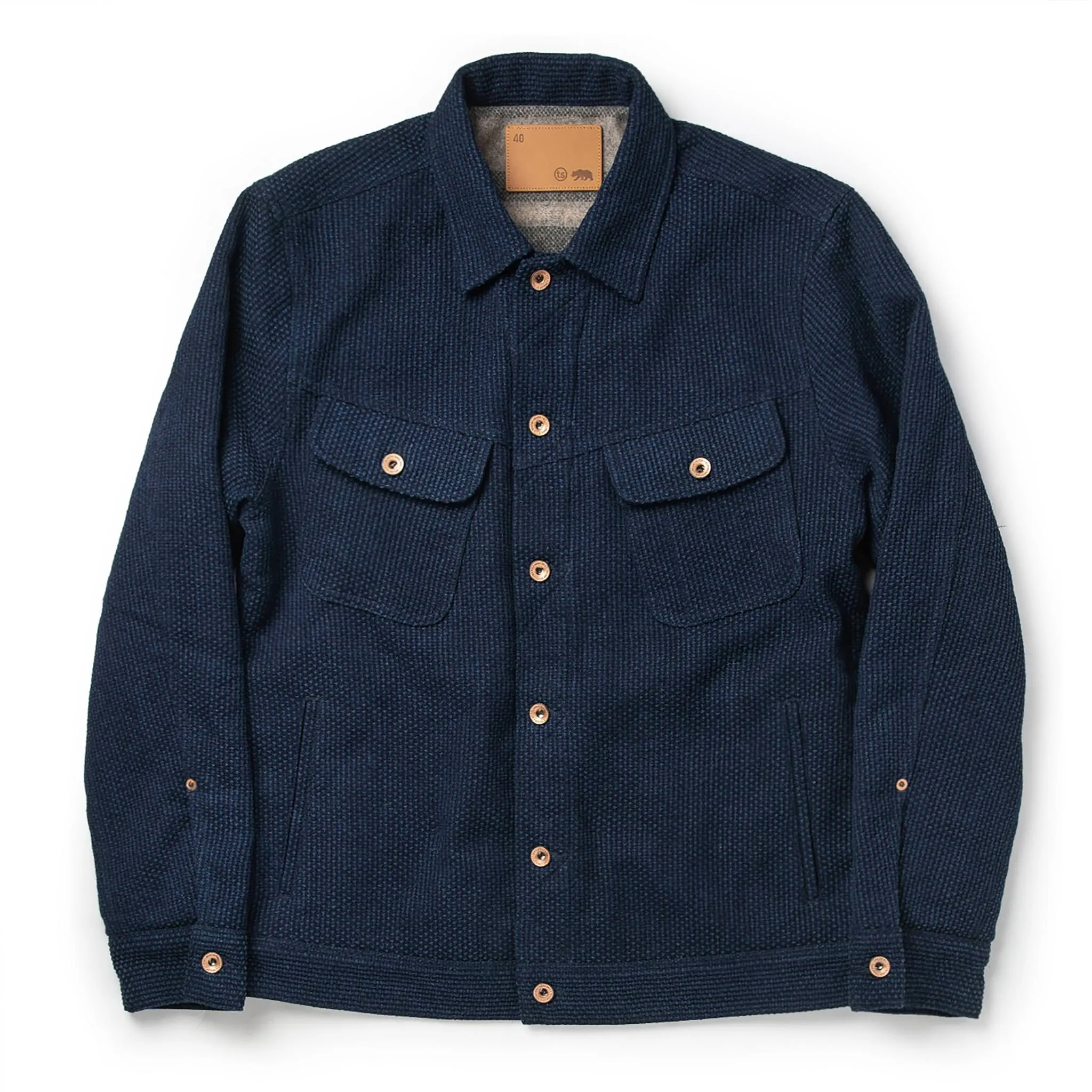 Indigo Waffle Taylor Stitch Long Haul Jacket Review Taylor Stitch