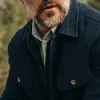 The Long Haul Jacket in Indigo Sashiko sold by Taylor Stitch