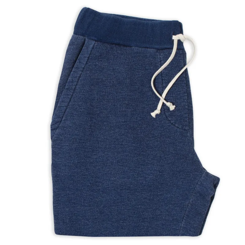 Sea Washed Indigo Fleece Sweatpants sold by Taylor Stitch