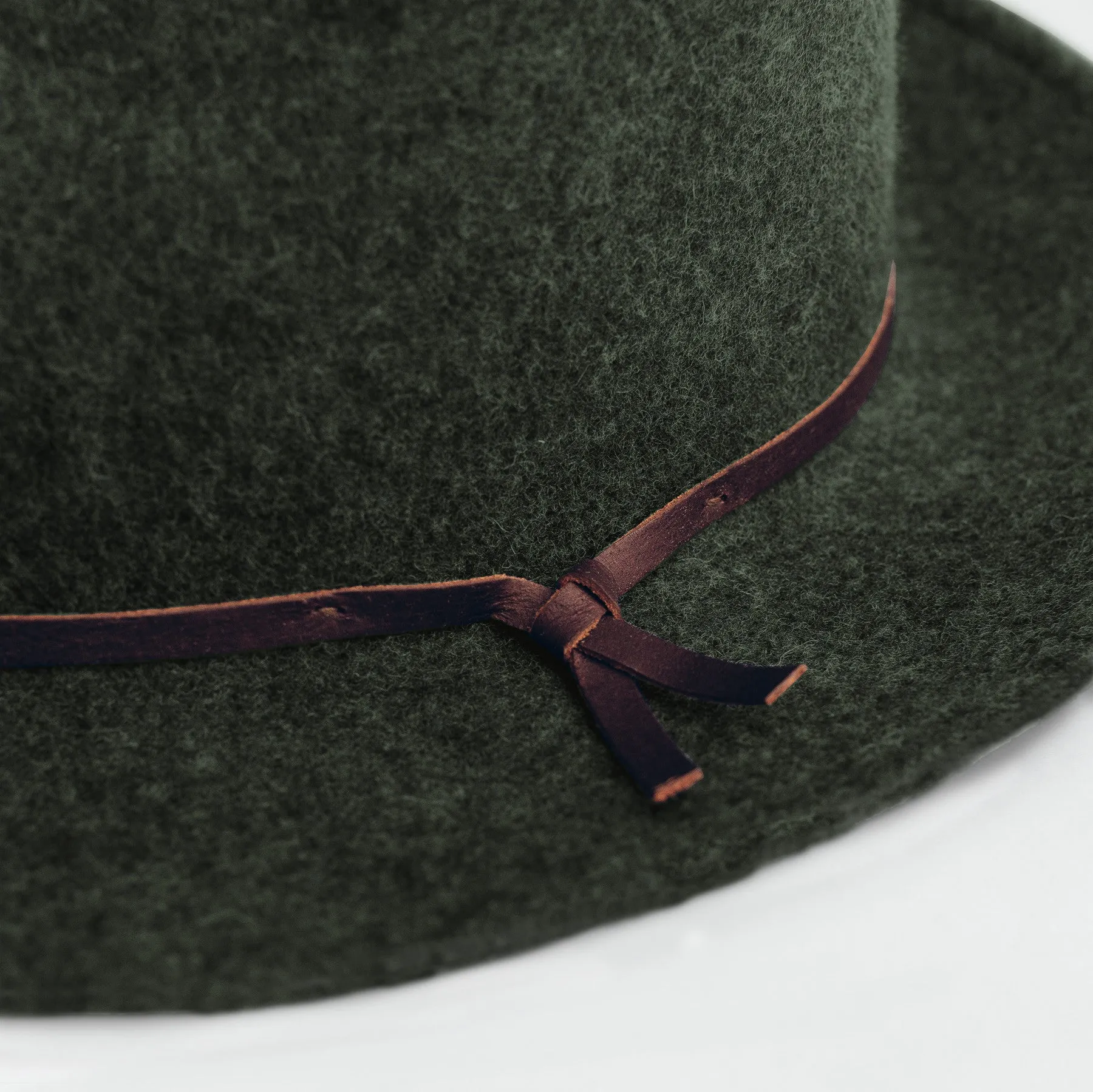 The Luke Fedora in Olive sold by Taylor Stitch product image thumbnail 3