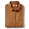 The Utility Shirt in Russet Double Cloth sold by Taylor Stitch