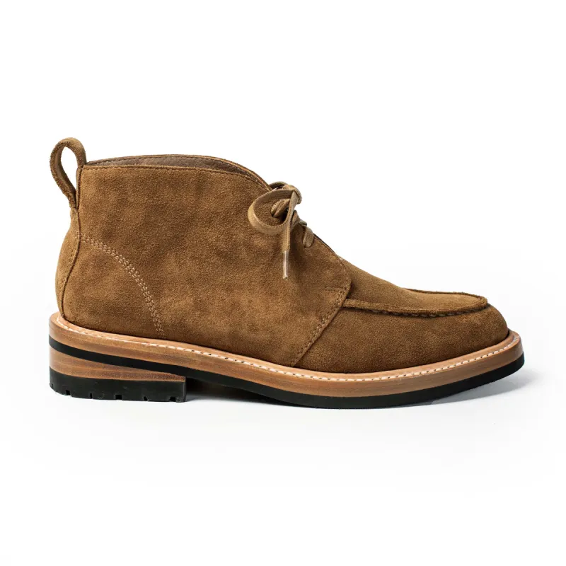 The Forester Chukka in Mushroom Suede sold by Taylor Stitch