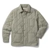 The Moto Utility Shirt in Sunset Stripe sold by Taylor Stitch