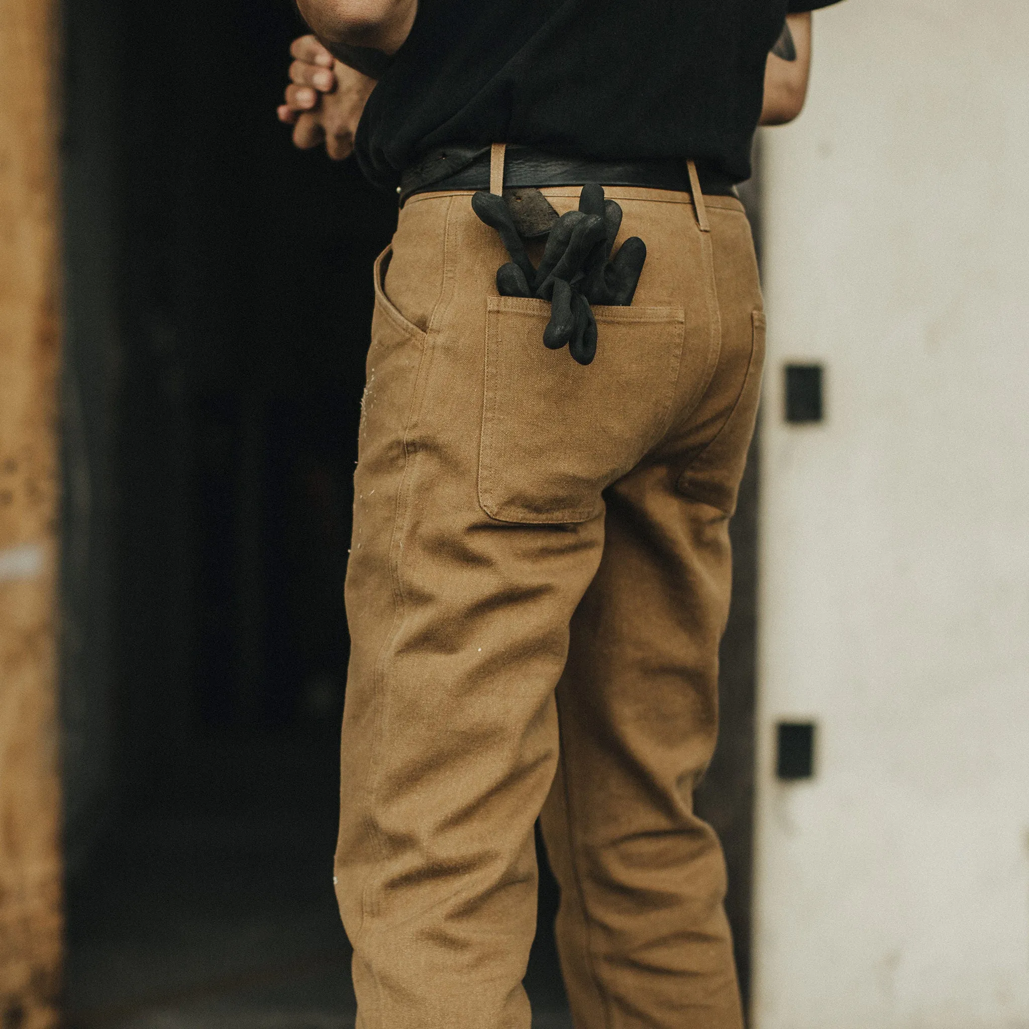 The Camp Pant in British Khaki Boss Duck sold by Taylor Stitch product image thumbnail 3