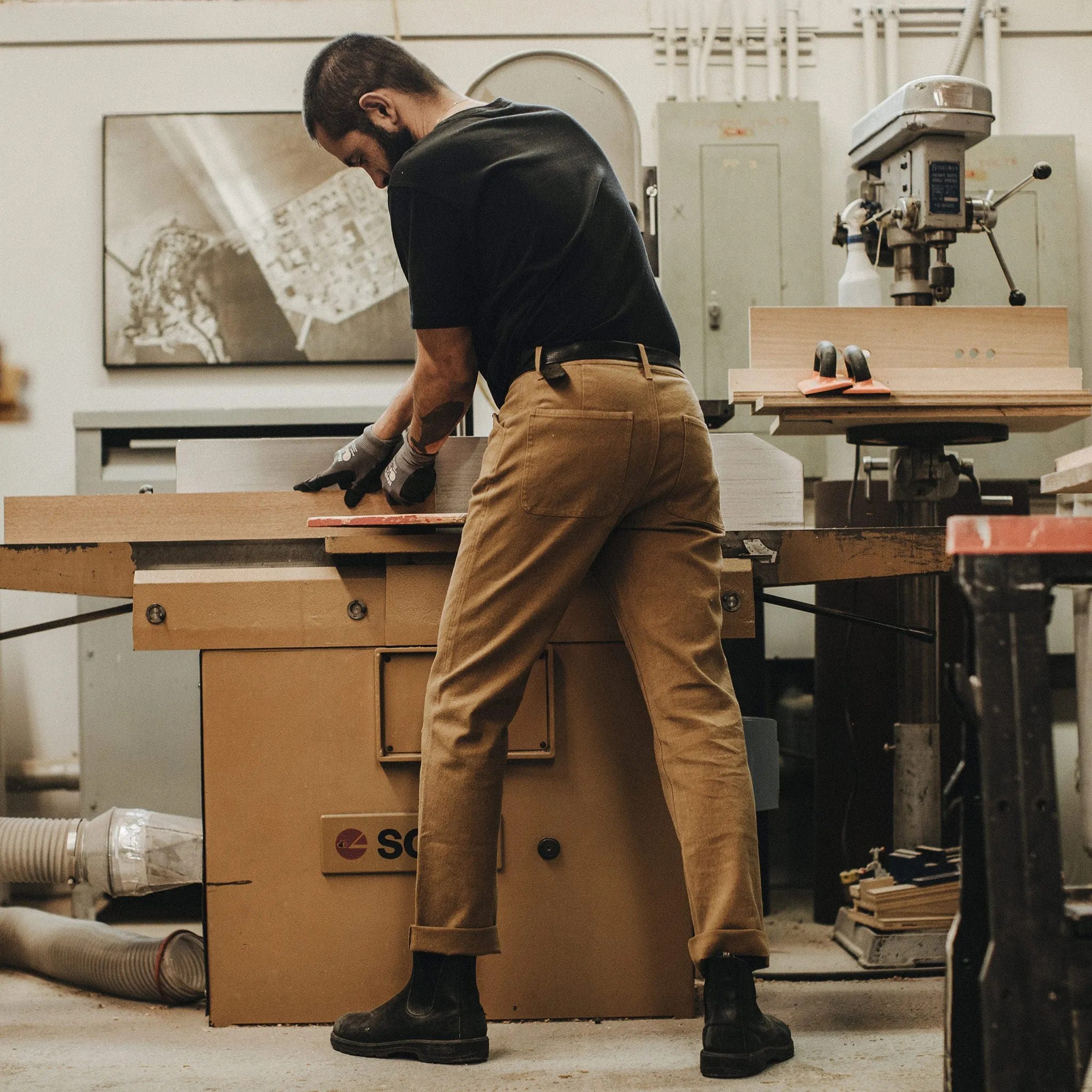 The Camp Pant in British Khaki Boss Duck sold by Taylor Stitch product image thumbnail 2