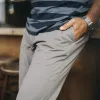 The Democratic Foundation Pant in Organic Steeple Grey sold by Taylor Stitch