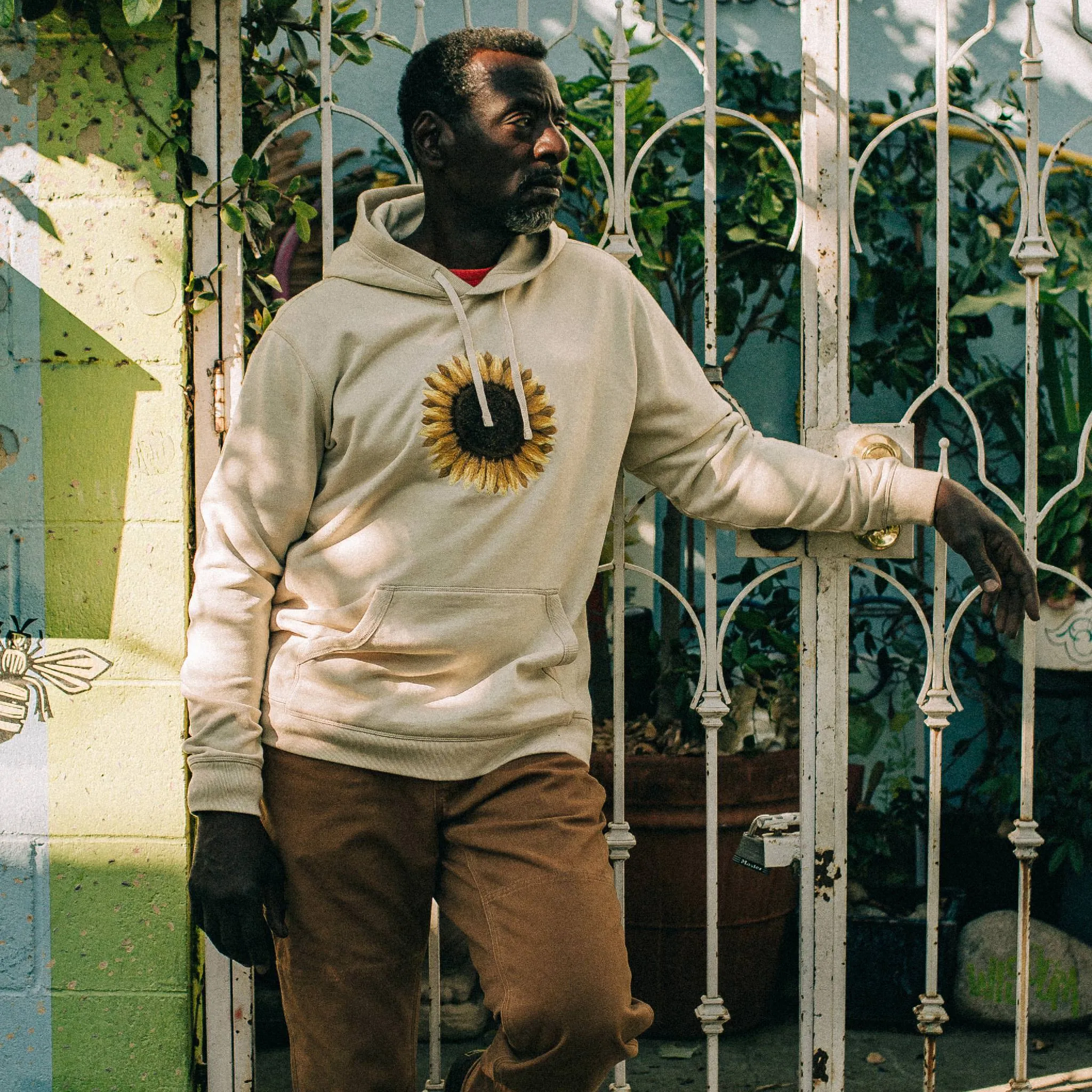 The Fillmore Hoodie in Sunflower Embroidery sold by Taylor Stitch product image thumbnail 5