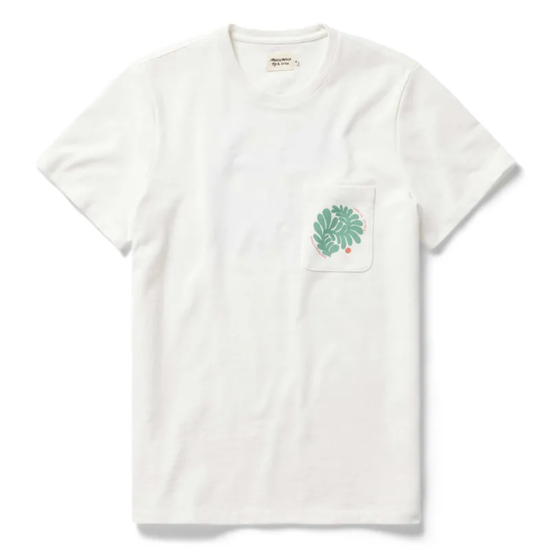 The Heavy Bag Tee in Sea Lettuce sold by Taylor Stitch