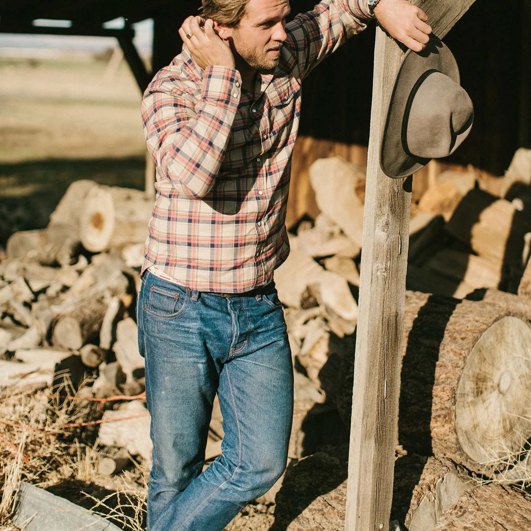 The Democratic Jean in Indigo Broken Twill sold by Taylor Stitch product image thumbnail 5