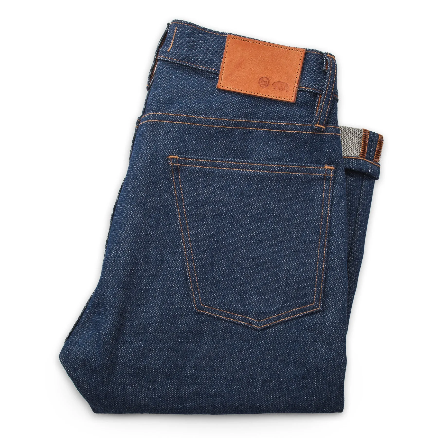 The Democratic Jean in Indigo Broken Twill sold by Taylor Stitch